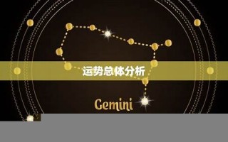 双子星座运势(双子星座运势2024年)